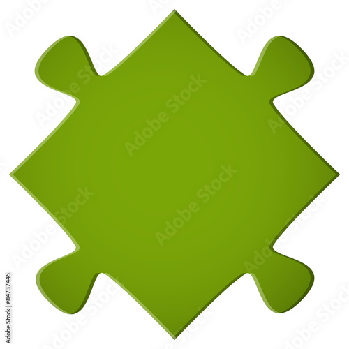 green puzzle piece