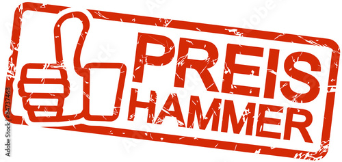 red stamp PREISHAMMER