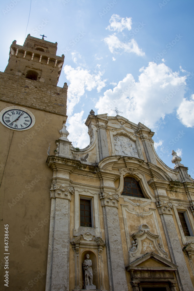 main church of Pitigliano Tuscany Italy