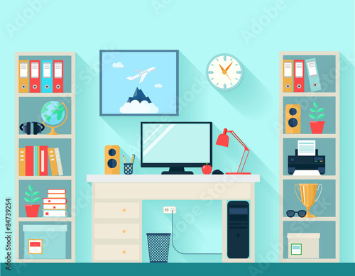 Workspace In Room