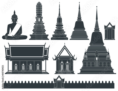 Thailand Temple vector