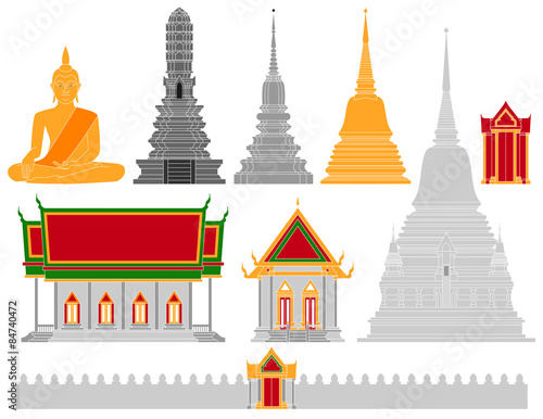 Thailand Temple vector