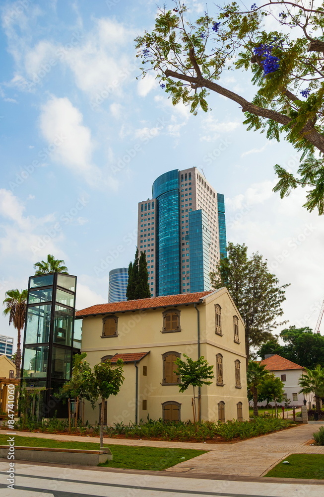 Modern architecture in the capital of Israel, Tel Aviv Modern architecture in the capital of Israel, Tel Aviv