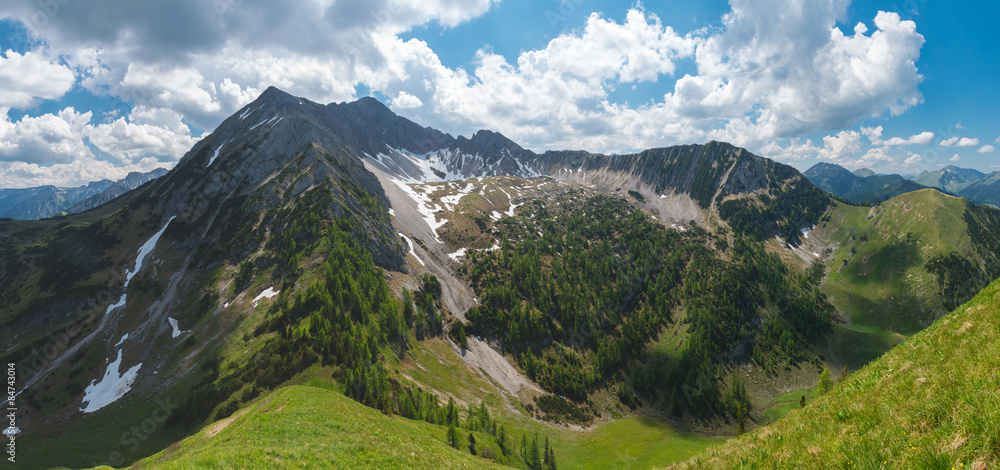 Obraz premium Mountain Scenery in the Austrian Alps