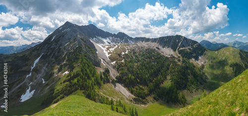 Mountain Scenery in the Austrian Alps