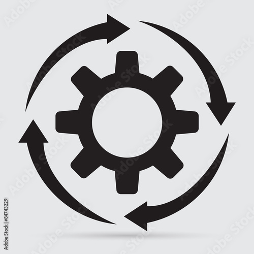 gears isolated object , technical, mechanical illustration