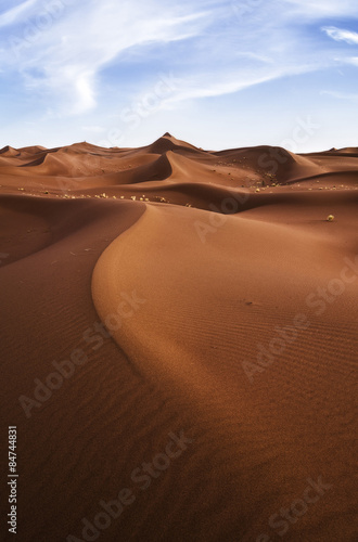 Arenas infinitas.  Sahara  Marruecos.