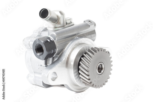 vane pump on a white background
