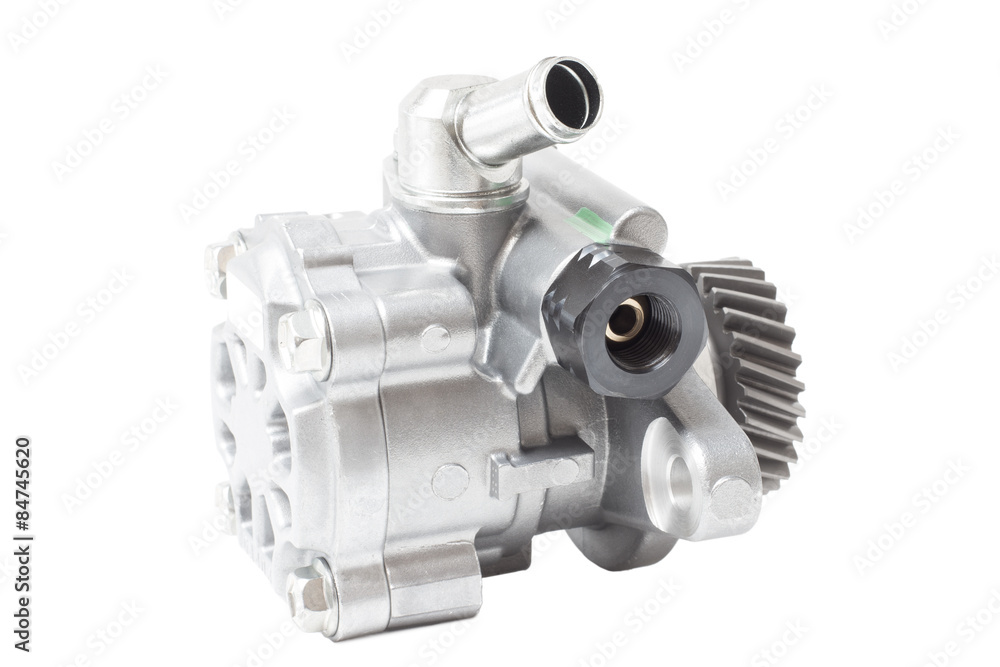 gear pump on a white background gear pump on a white background