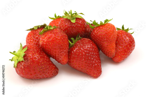 Studio shot of strawberries