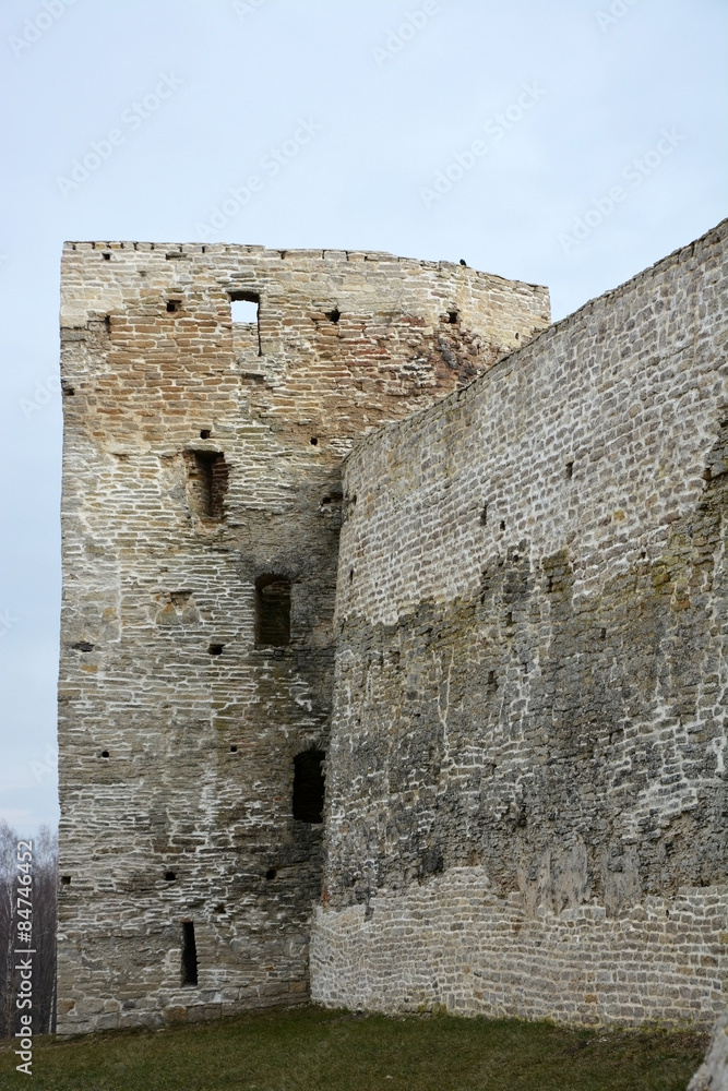 Ancient Russian fortress- Izborsk fortress, Pskov region
