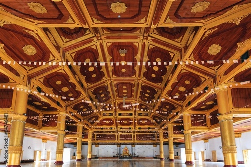 Inside the Shwe Nan Daw temple in Mandalay