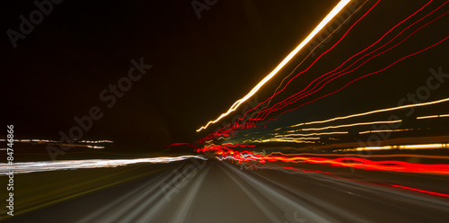 Long exposure driving images