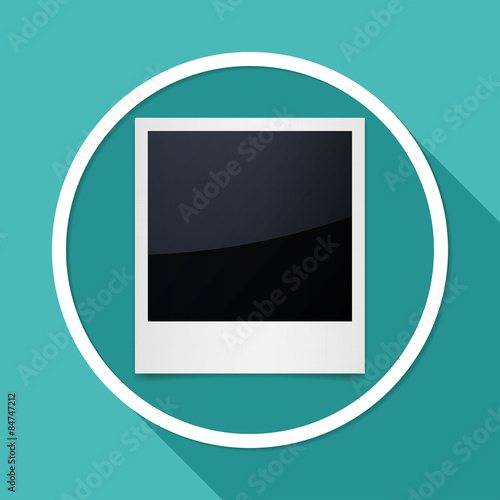Free Download Icon on Photo Frames white circle with a long shadow - GFXLoad