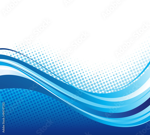 Abstract curved lines background. Template brochure design