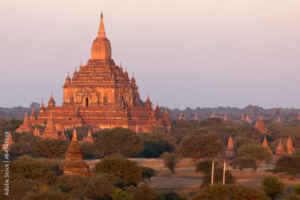 The Sulamani pagoda in Bagan The Sulamani pagoda in Bagan