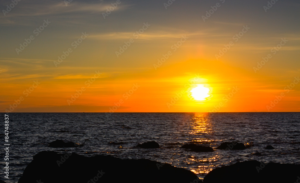 Obraz premium Sunset over Andaman Sea
