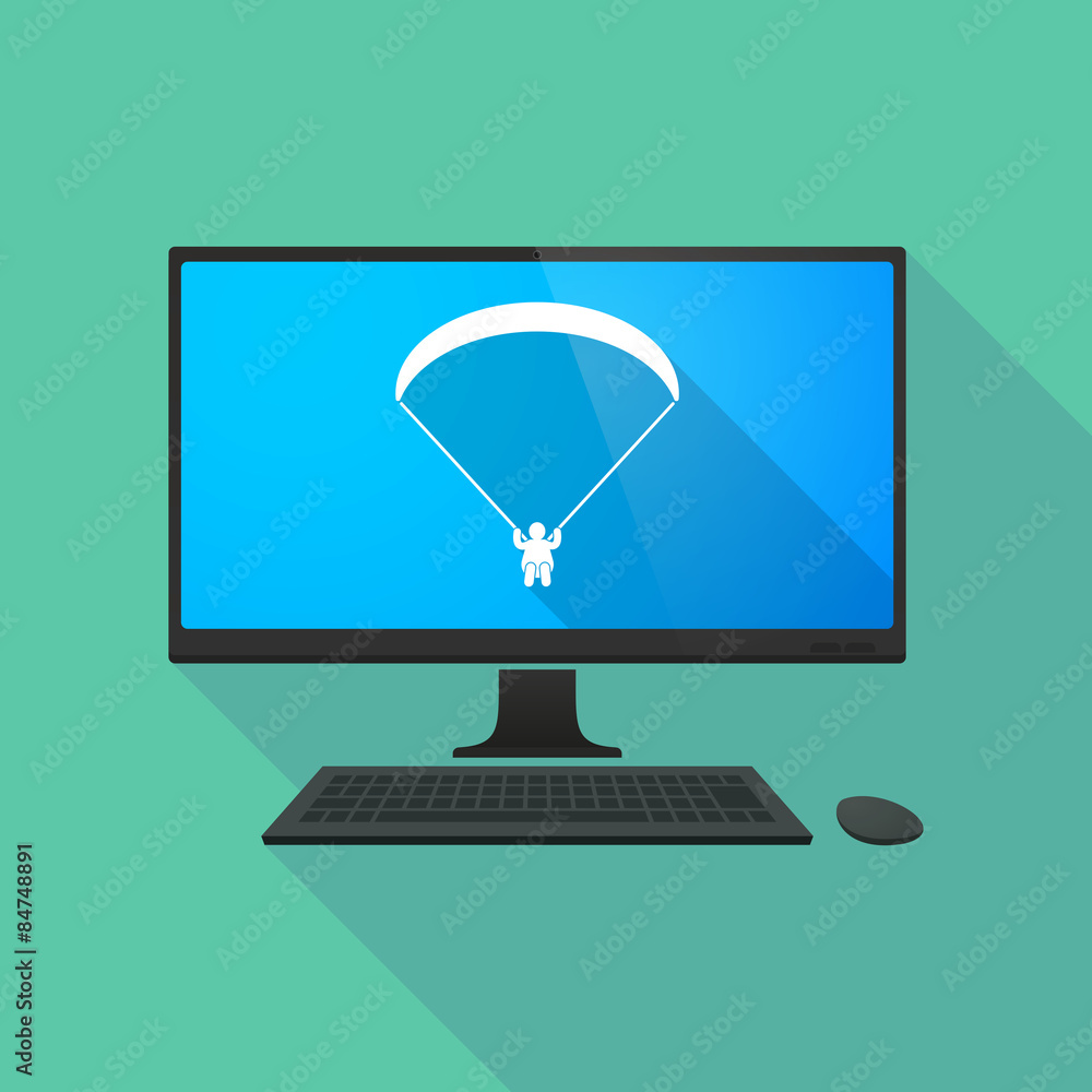 Personal computer with a paraglider