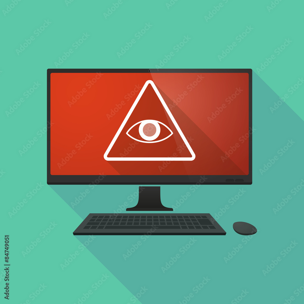 Personal computer with an all seeing eye