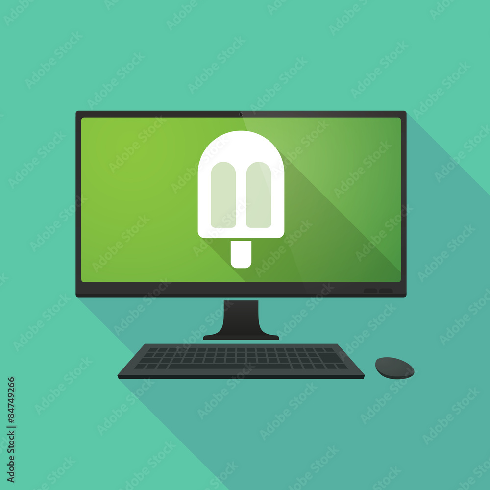 Personal computer with an ice cream
