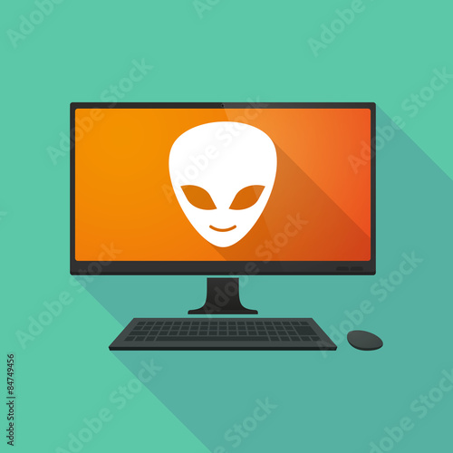 Personal computer with an alien face