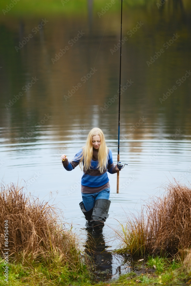 Woman Fishing Woman Fishing