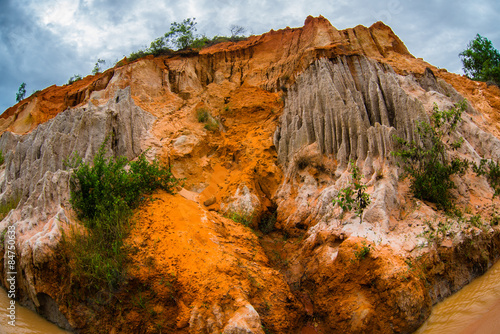 Fairy Stream (Suoi Tien), Mui Ne, Vietnam. One of the tourist attractions in Mui Ne.Beautiful mountains and water photo