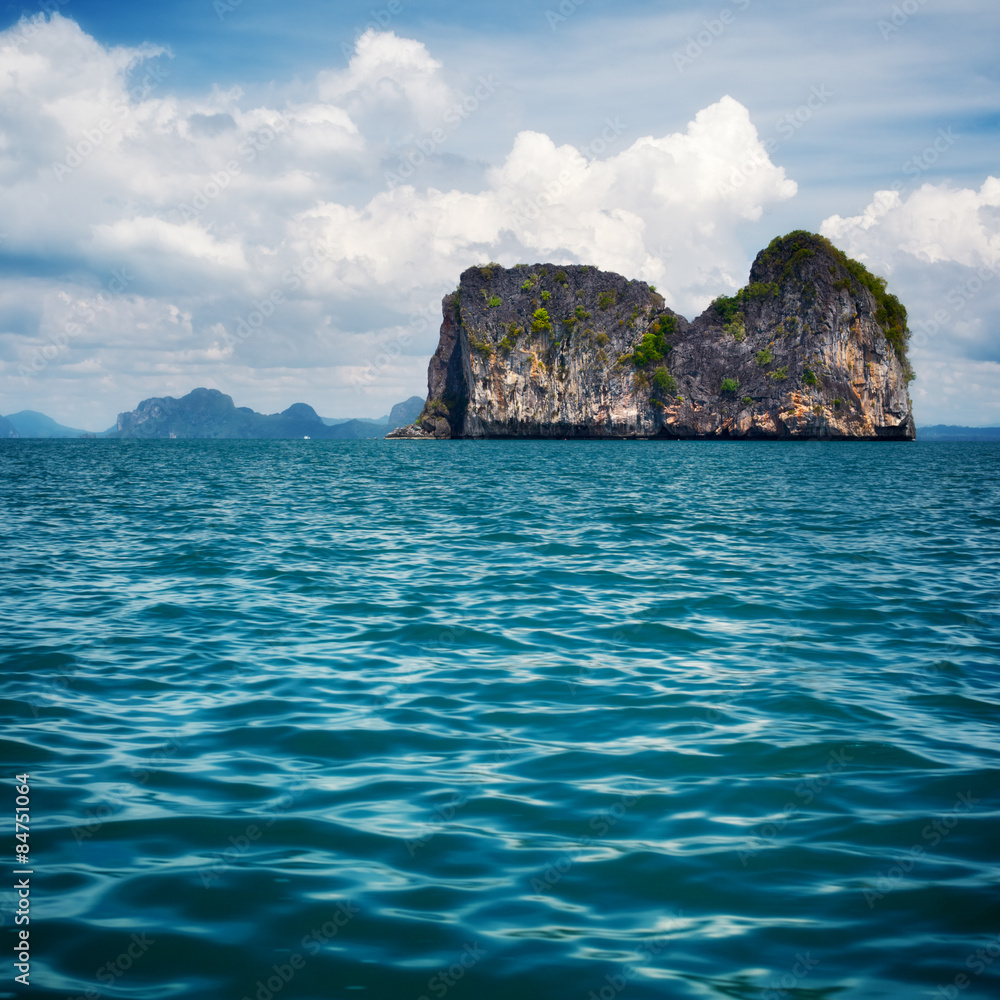 Naklejka premium Andaman Sea Islands