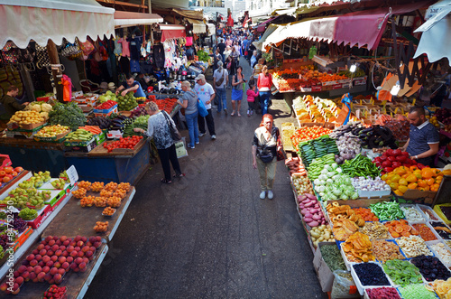 Fotografia Carmel Market Shuk HaCarmel in Tel Aviv - Israel