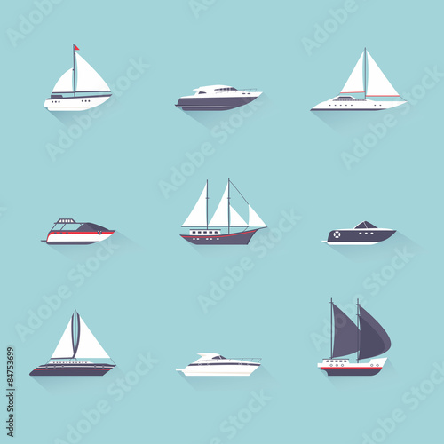Water jet speed motor boats and yacht navigation