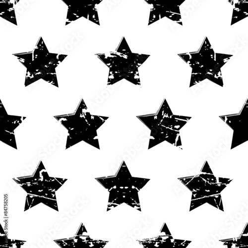 Plakat moda retro wzór gwiazda