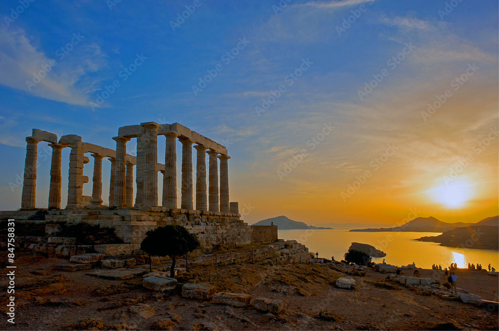 Fototapeta premium Poseidon, Cape Sounion in Greece