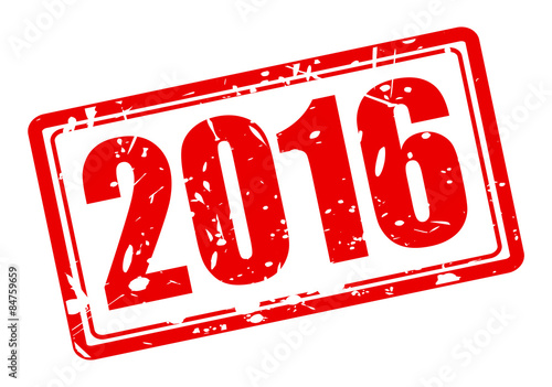 2016 red stamp text