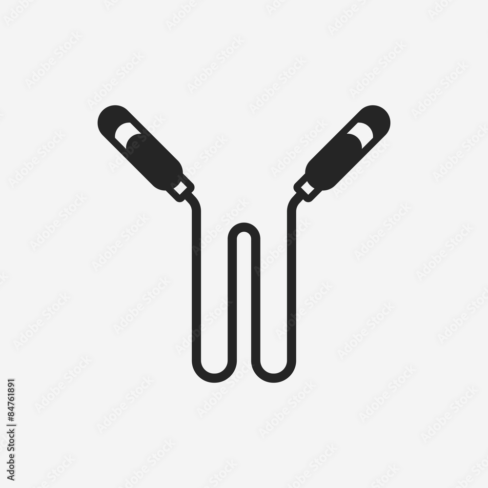Fototapeta premium toy skipping rope icon