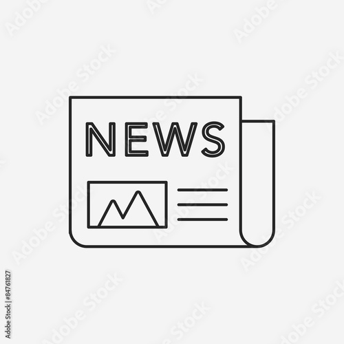 news line icon