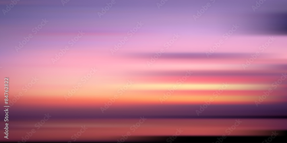 Naklejka premium 海 夕日 背景