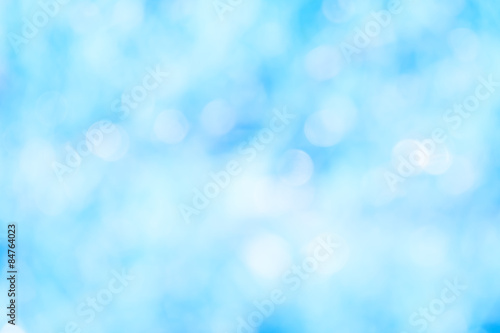 colourful of bokeh blue light blurred