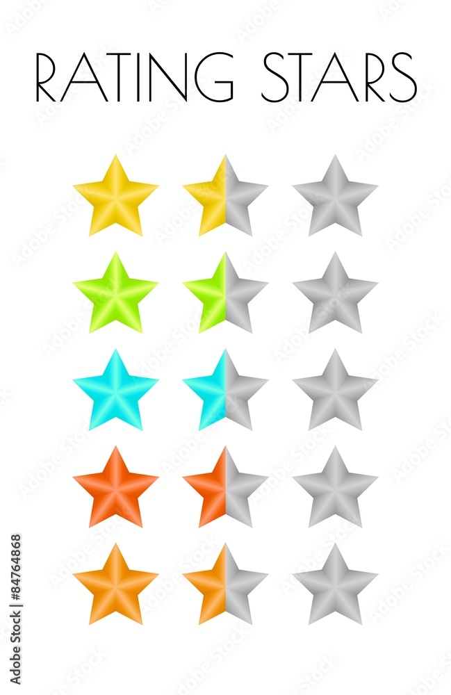 Obraz premium rating stars