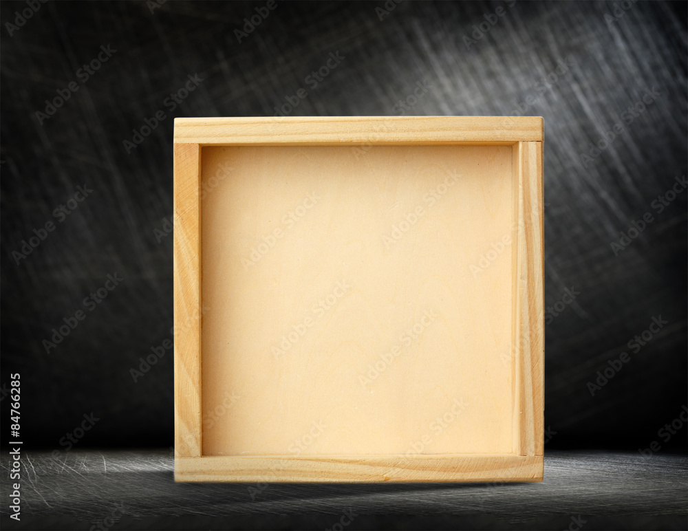 Fototapeta premium Square wooden frame
