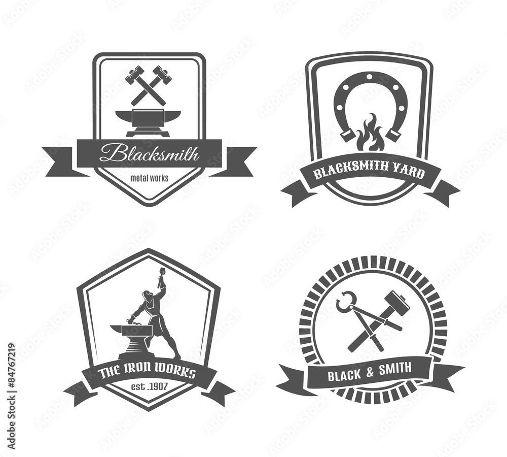 Blacksmith labels Blacksmith labels