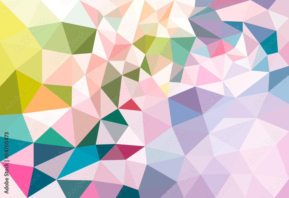 Low poly flora scene abstract background Low poly flora scene abstract background