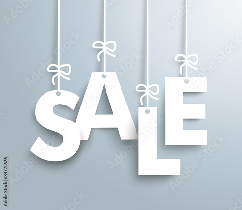 Sale Gray Background