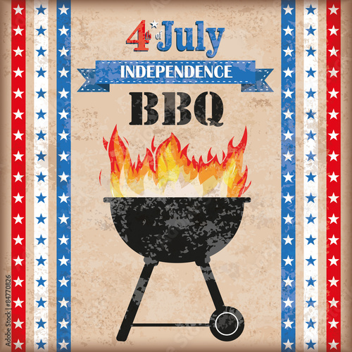 4 July Barbecue Vintage