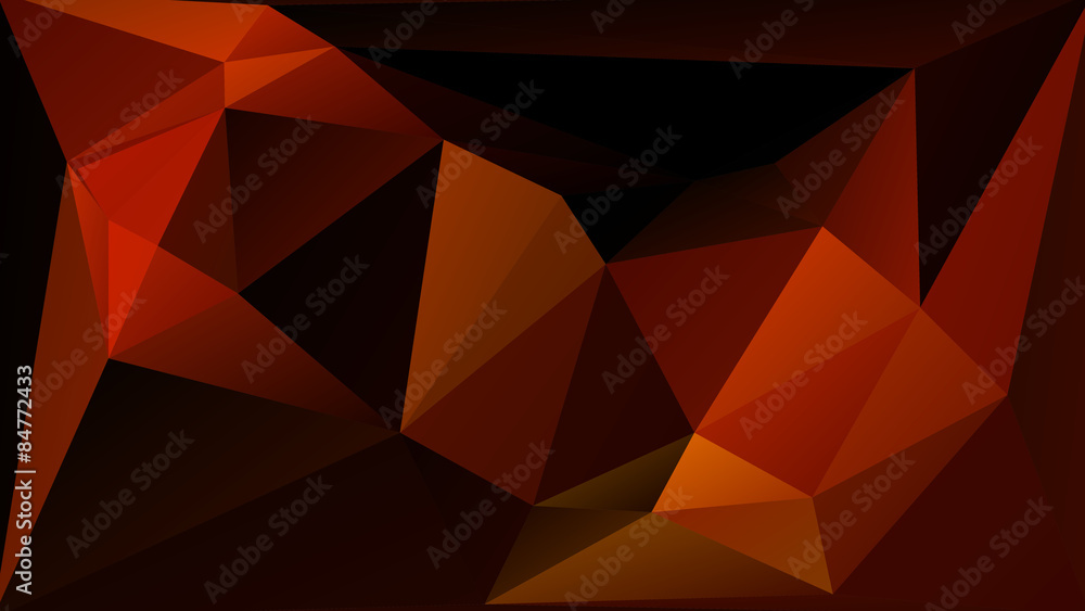 Fototapeta premium Abstract geometric polygon pattern with triangle parametric shape