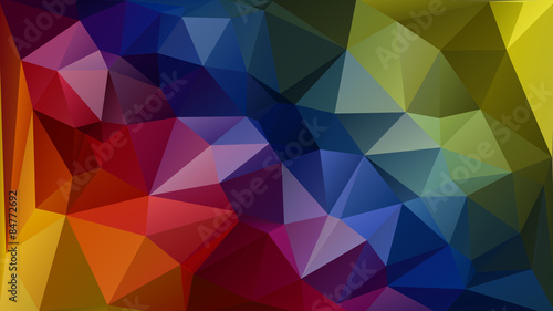   Abstract geometric polygon pattern with   triangle parametric shape