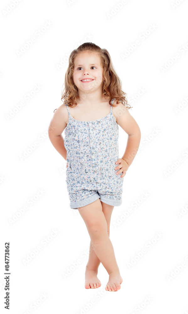 Cute little girl with three year old smiling Cute little girl with three year old smiling