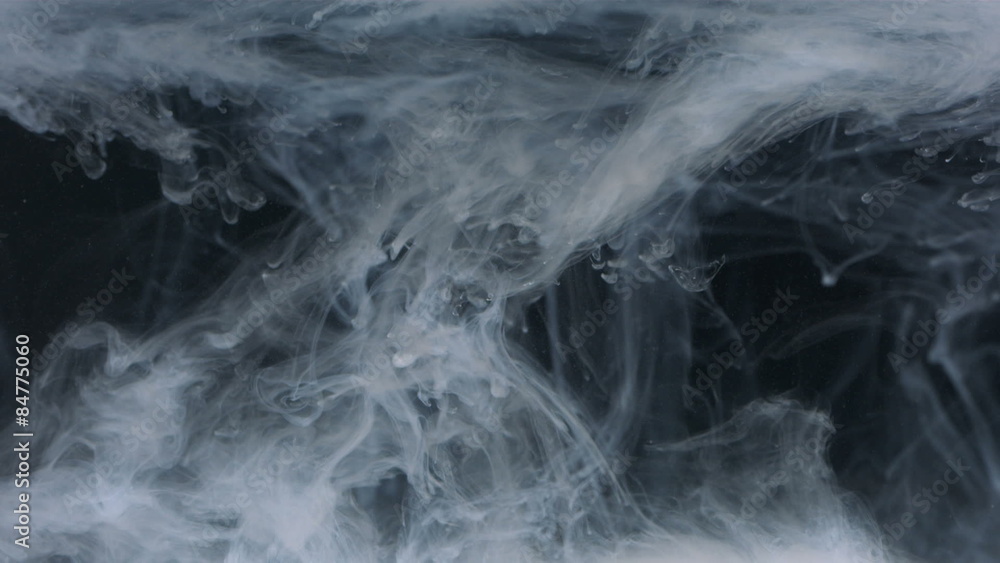 Smoke on black background, slow motion Smoke on black background, slow motion