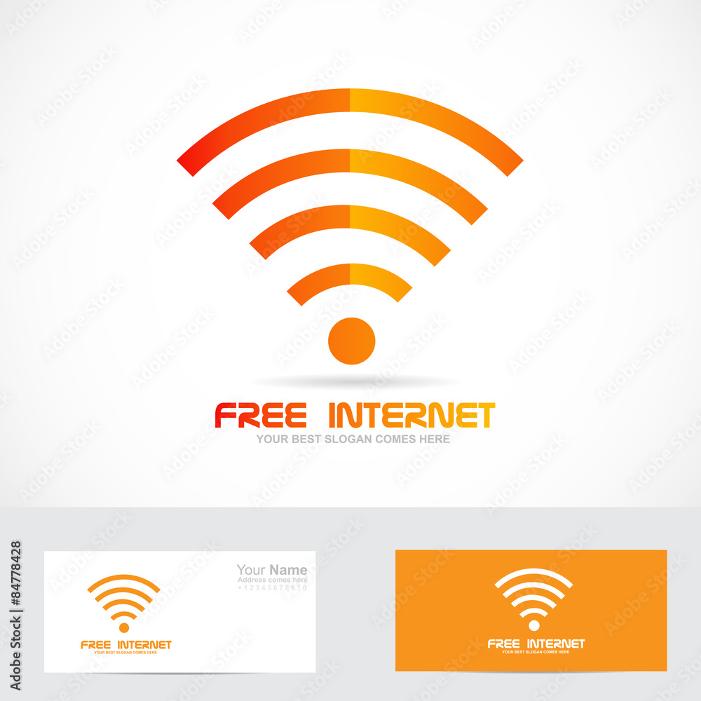Free internet wifi logo wireless icon Free internet wifi logo wireless icon
