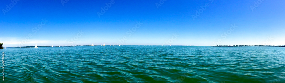 Obraz premium Chiemsee | Segeln | Panorama