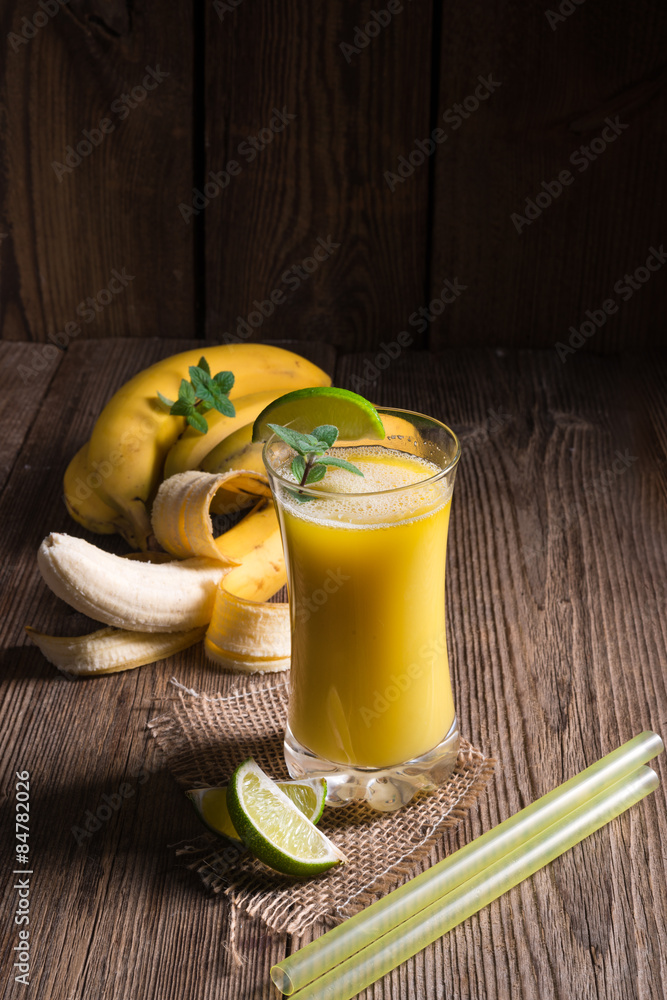 Bananenshake Stock Photo | Adobe Stock Bananenshake Stock Photo | Adobe Stock